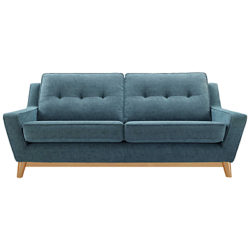 G Plan Vintage The Fifty Three Large 3 Seater Sofa Fleck Blue